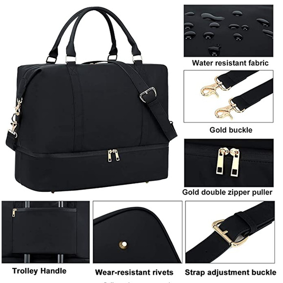 Handbags - NEW! Women's Larof Luxury Weekender Travel Tote